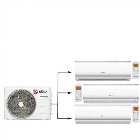 Roda RUI-3M27BB/RSI-M07WB*3шт / Кондиционеры