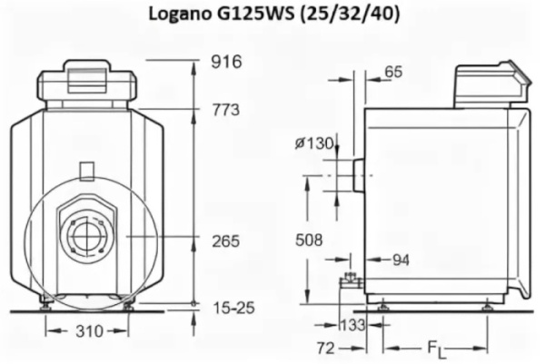 Buderus Logano G125 WS 25