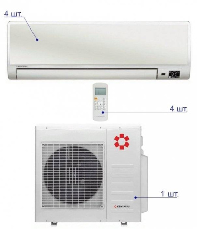 Kentatsu K4MRE100HZAN1/KMGBA25HZAN1*4шт / Кондиционеры