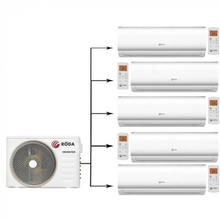 Roda RUI-5M42BB/RSI-M07WB*5шт / Кондиционеры