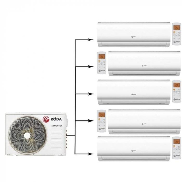 Roda RUI-5M42BB/RSI-M07WB*5шт / Кондиционеры