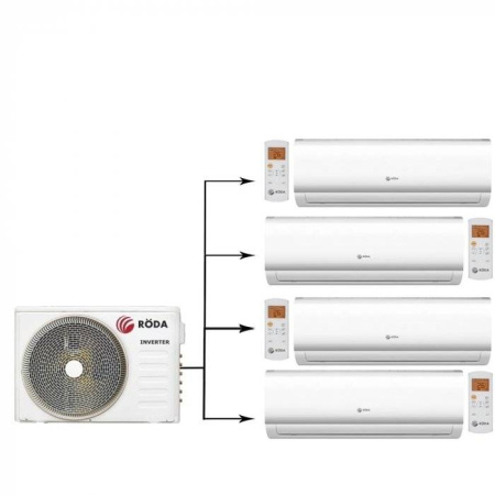 Roda RUI-4M36BB/RSI-M07WB*4шт / Кондиционеры