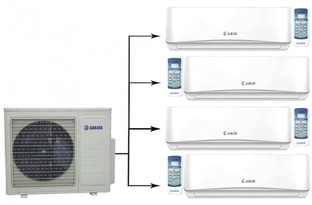 Sakata SOM-4Z80B/SIMW-25CZ*4шт / Кондиционеры